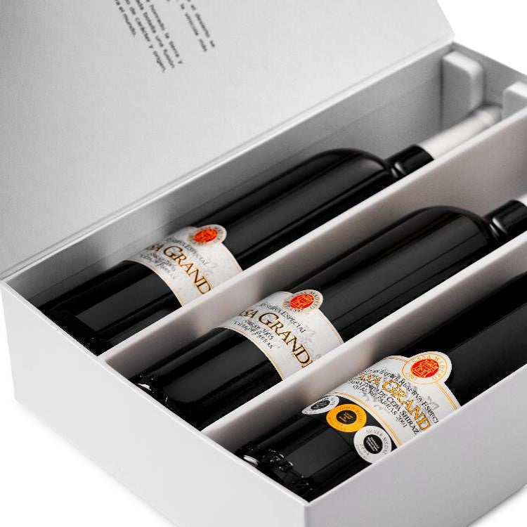 Biblioteca de Cosechas Casa Madero Gran Reserva Shiraz Cosechas 2001 2005 y 2006