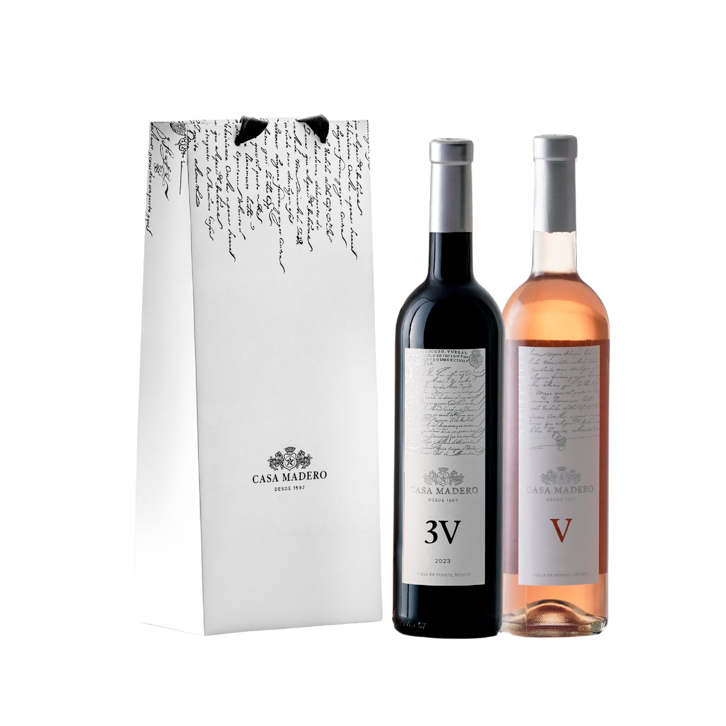 Casa Madero 3V y V Rosado con bolsa de obsequio